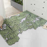 Tapis Découpable Motif Fleurs Nuages Orangés & Beige – Entrée & Salon 5