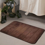 Tapis Entrée Corail Absorbant Antidérapant Uni Marron Doux 3