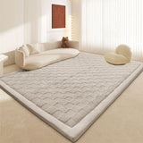 Tapis Rectangulaire Épais Anti-Chute Texture Relief – Salon & Chambre 1