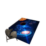 Tapis Galaxie – Motif Ciel Étoilé Cosmos Bleu Violet | Salon Chambre Enfant 4