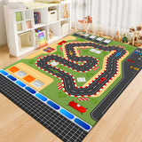 Tapis de Jeu Enfant Circuit de Ville Coloré – Rue et Voitures 8