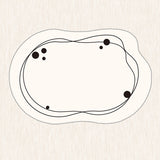 Tapis Forme Irrégulière Velours Bouclé Luxe Crème – Salon 8