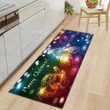 Tapis Runner Noël Fêtes Coloré Cuisine Entrée Lavable 20