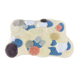 Tapis Irrégulier Fleece – Motif Floral Coloré Doux | Chambre Salon 2