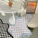 Tapis Forme Étoile Motif Damier Noir & Blanc – Chambre & Salon 7