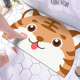 Tapis de Bain Antidérapant Motif Animaux Cartoon – Diatomite 6