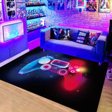 Tapis Rectangulaire Gamer Néon Cyberpunk – Chambre & Salon 6