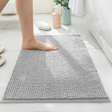 Tapis Chenille Uni Absorbant – Nombreux Coloris Doux | Salle de Bain Entrée 6