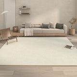 Tapis Rectangulaire Polyester Uni Rayures Naturel – Salon & Chambre 3