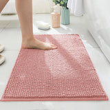 Tapis Chenille Uni Absorbant – Nombreux Coloris Doux | Salle de Bain Entrée 8