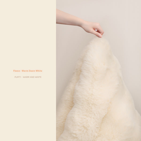 Tapis Rectangulaire Peluche Imitation Lapin Doux – Salon & Chambre