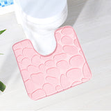 Tapis WC Forme U Antidérapant – Plusieurs Coloris 7