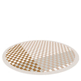 Tapis Rond Damier Noir & Blanc Style INS – Salon & Chambre 3