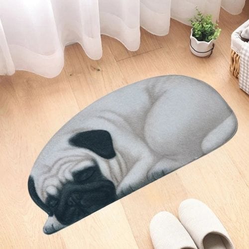 Tapis d'Entrée/Paillasson | 3D Moderne Kilim Persan - Tapinna® Beige / Animal / 40x87cm