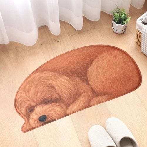 Tapis d'Entrée/Paillasson | 3D Moderne Kilim Persan - Tapinna® Marron / Animal / 40x87cm