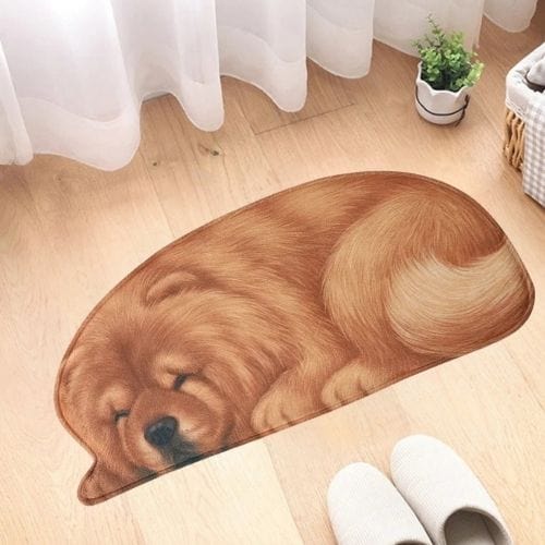 Tapis d'Entrée/Paillasson | 3D Moderne Kilim Persan - Tapinna® Marron / Animal / 40x87cm
