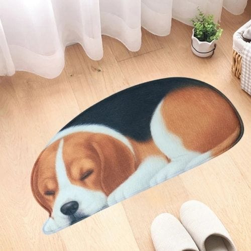 Tapis d'Entrée/Paillasson | 3D Moderne Kilim Persan - Tapinna® Orange / Animal / 40x87cm