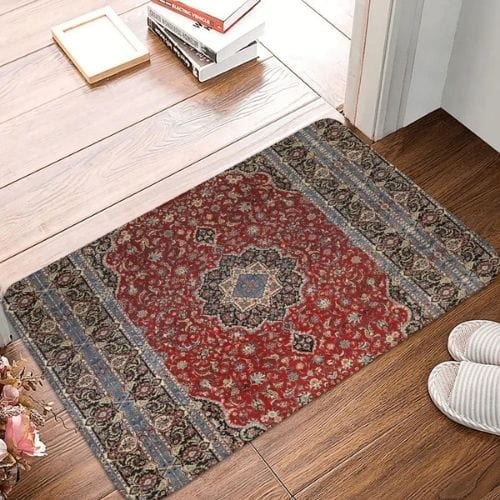 Tapis d'Entrée/Paillasson | Moderne Berbère Bohème - Tapinna® Coloré / Rectangulaire / 40x60cm