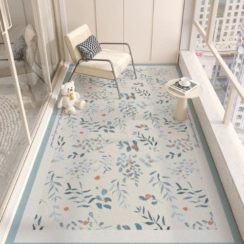 Tapis d'Extérieur | Moderne Minimaliste Motif Floral - Tapinna® Coloré / Rectangulaire / 50x120cm