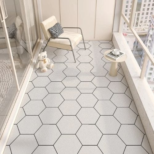 Tapis d'Extérieur | Moderne Minimaliste - Tapinna® Beige / Rectangulaire / 50x120cm