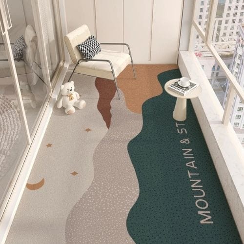 Tapis d'Extérieur | Moderne Minimaliste - Tapinna® Coloré / Rectangulaire / 50x120cm