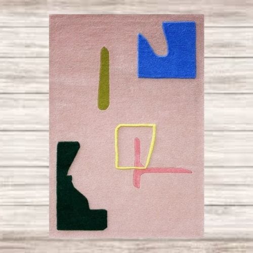Tapis de Chambre | Bohème Moderne Enfant Tissage - Tapinna® Coloré / Rectangulaire / 60x90cm (23.7x35.4 Pouces)