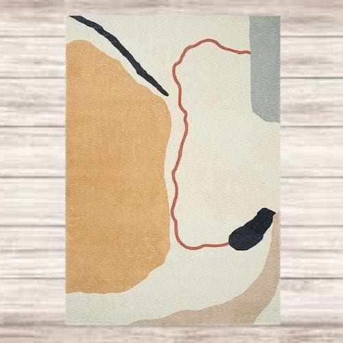 Tapis de Chambre | Bohème Moderne Enfant Tissage - Tapinna® Coloré / Rectangulaire / 60x90cm (23.7x35.4 Pouces)