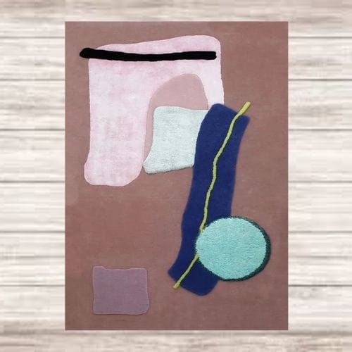 Tapis de Chambre | Bohème Moderne Enfant Tissage - Tapinna® Coloré / Rectangulaire / 60x90cm (23.7x35.4 Pouces)