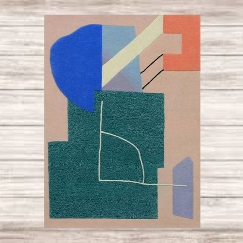 Tapis de Chambre | Bohème Moderne Enfant Tissage - Tapinna® Coloré / Rectangulaire / 60x90cm (23.7x35.4 Pouces)