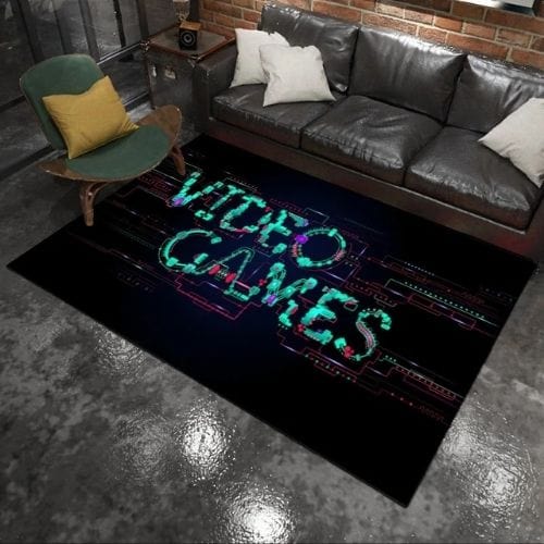 Tapis de Chambre | Gamer Dessin Animé - Tapinna® Coloré / Rectangulaire / 40x60cm