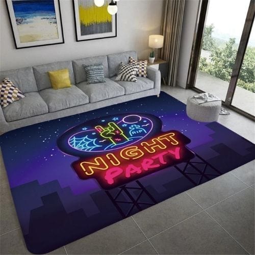 Tapis de Chambre | Gamer Dessin Animé - Tapinna® Coloré / Rectangulaire / 40x60cm