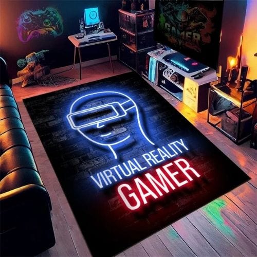 Tapis de Chambre | Gamer Dessin Animé - Tapinna® Coloré / Rectangulaire / 40x60cm