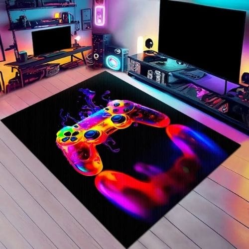 Tapis de Chambre | Gamer Manette jeu - Tapinna® Coloré / Rectangulaire / 40x60cm