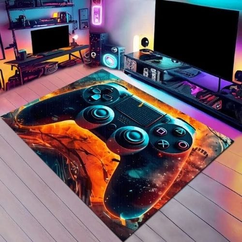 Tapis de Chambre | Gamer Manette jeu - Tapinna® Coloré / Rectangulaire / 40x60cm