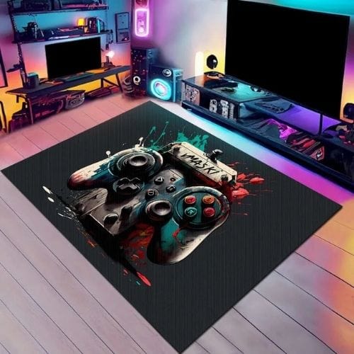 Tapis de Chambre | Gamer Manette jeu - Tapinna® Coloré / Rectangulaire / 40x60cm