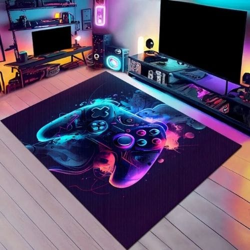 Tapis de Chambre | Gamer Manette jeu - Tapinna® Coloré / Rectangulaire / 40x60cm