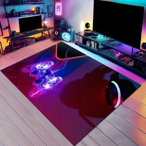 Tapis de Chambre | Gamer Manette jeu - Tapinna® Coloré / Rectangulaire / 40x60cm
