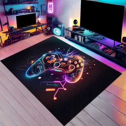 Tapis de Chambre | Gamer Manette jeu - Tapinna® Coloré / Rectangulaire / 40x60cm