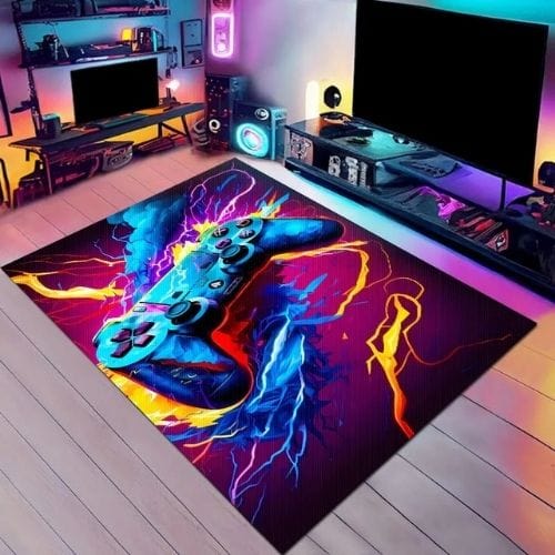 Tapis de Chambre | Gamer Manette jeu - Tapinna® Coloré / Rectangulaire / 40x60cm