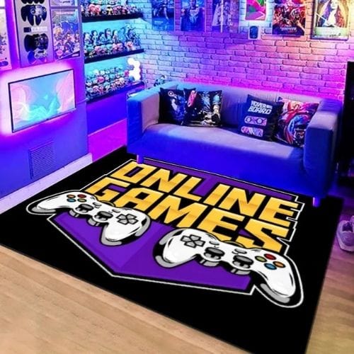 Tapis de Chambre | Gamer Manette jeu - Tapinna® Coloré / Rectangulaire / 40x60cm