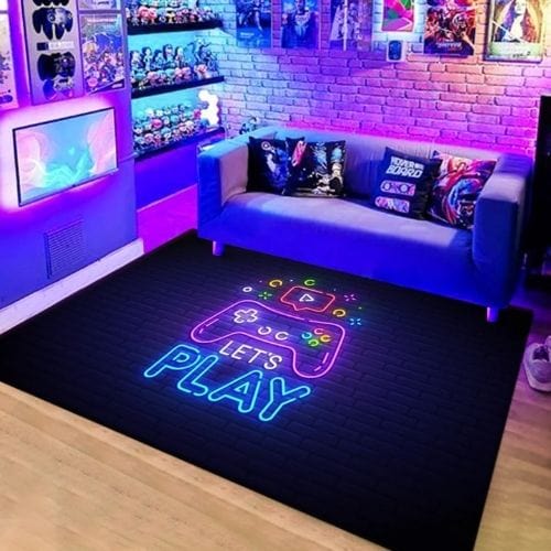 Tapis de Chambre | Gamer Manette Jeu - Tapinna® Coloré / Rectangulaire / 40x60cm