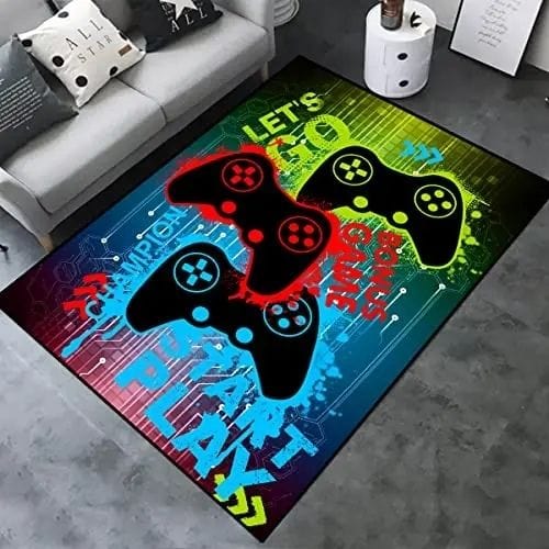 Tapis de Chambre | Gamer Manette Jeu - Tapinna® Coloré / Rectangulaire / 40x60cm