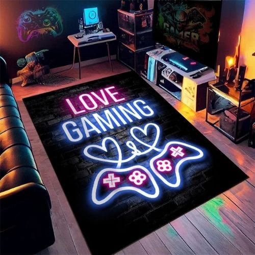 Tapis de Chambre | Gamer Manette Jeu - Tapinna® Coloré / Rectangulaire / 40x60cm
