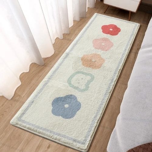 Tapis de Chambre | Kilim Moderne Enfant Dessin Animé - Tapinna® Coloré / Rectangulaire / 40x120cm