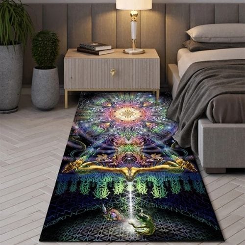 Tapis de Chambre | Moderne Bohème Indien - Tapinna® Coloré / Rectangulaire / 40x60cm (16x24 Pouces)