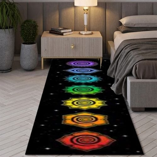 Tapis de Chambre | Moderne Bohème Indien - Tapinna® Coloré / Rectangulaire / 40x60cm (16x24 Pouces)
