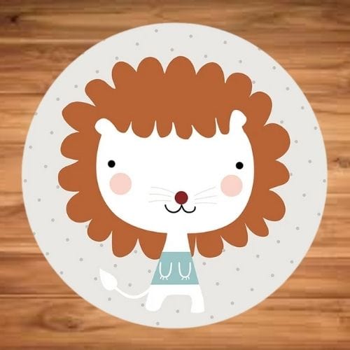 Tapis de Chambre | Moderne Scandinave Enfant Motif - Tapinna® Coloré / Rond / 80x80cm
