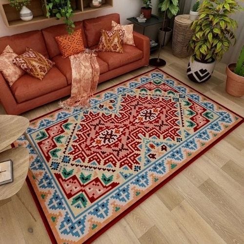 Tapis de Chambre | Moderne Scandinave Persan Tissage - Tapinna® Coloré / Rectangulaire / 60x90cm (23.6x35.4 Pouces)