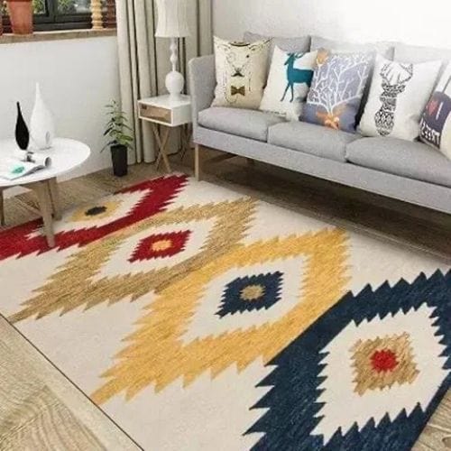 Tapis de Chambre | Moderne Scandinave Persan Tissage - Tapinna® Coloré / Rectangulaire / 60x90cm (23.6x35.4 Pouces)