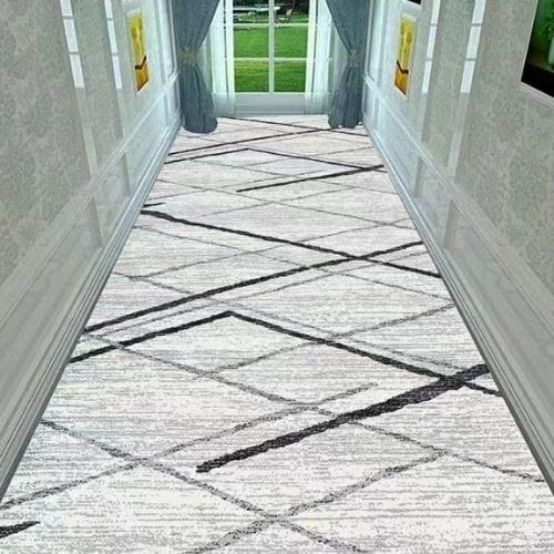 Tapis de Couloir | Long Luxe Européen - Tapinna® Gris / Rectangulaire / 60x100cm